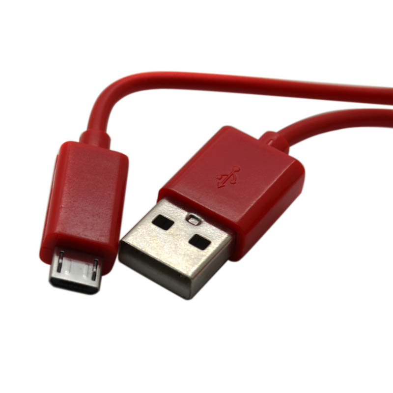 3.3FT/1M Red Micro USB Data Cable for Samsung Galaxy S4 S3 III Note 2 II I9500